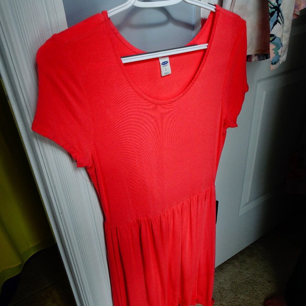 pink/red old navy dress